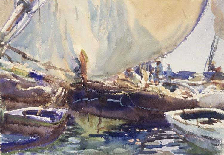 John Singer Sargent Melon Boats oil painting image